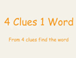 Android - 4 Clues 1 Word screenshot