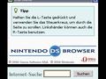 Nintendo DS - Nintendo DS Web Browser screenshot