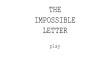 iPhone iPod - Impossible Letter Game, The screenshot