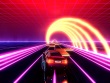 PlayStation 4 - Neon Drive screenshot